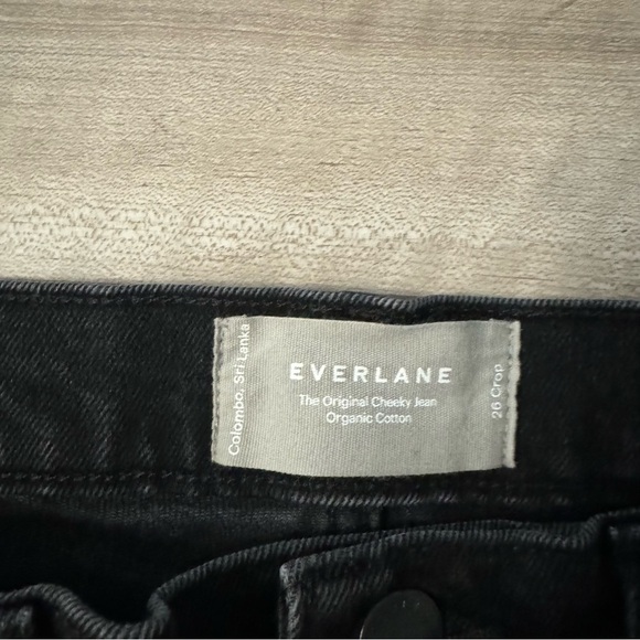 Everlane Original Cheeky Jean Black - Picture 4 of 6